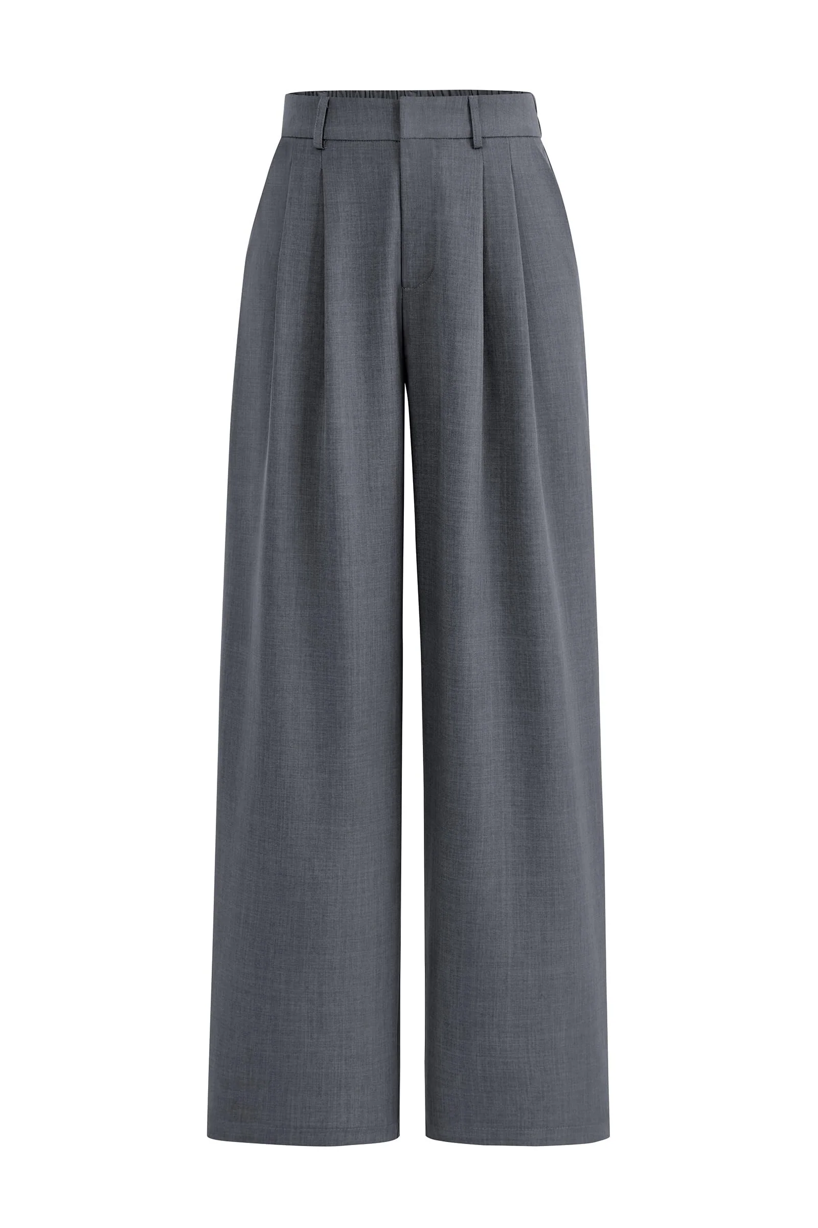 PRETTYGARDEN Women's Summer Elastic High Waisted Work Pants Straight Leg Dressy Business Casual Trousers Slacks Pockets - Image 31
