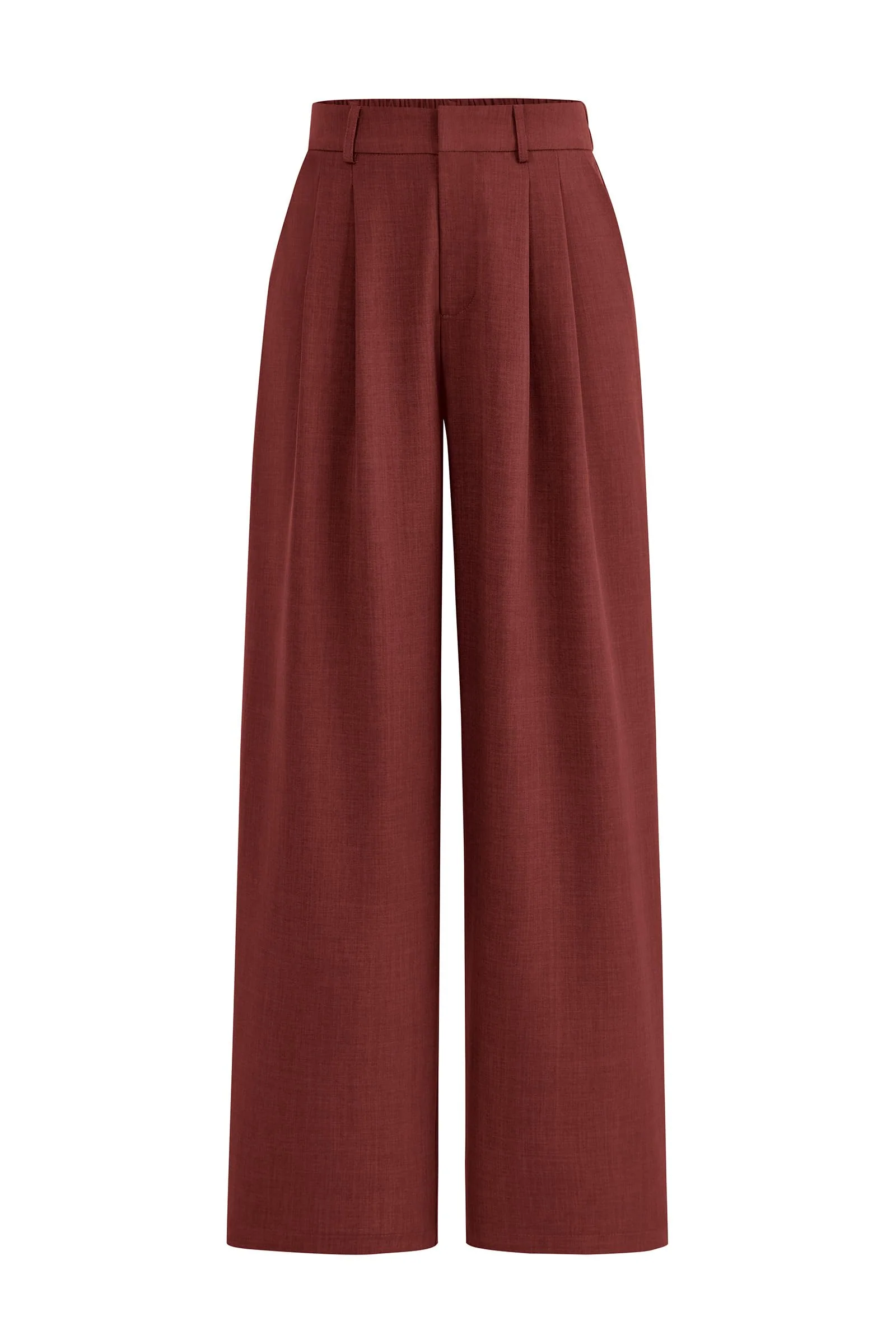 PRETTYGARDEN Women's Summer Elastic High Waisted Work Pants Straight Leg Dressy Business Casual Trousers Slacks Pockets - Image 41