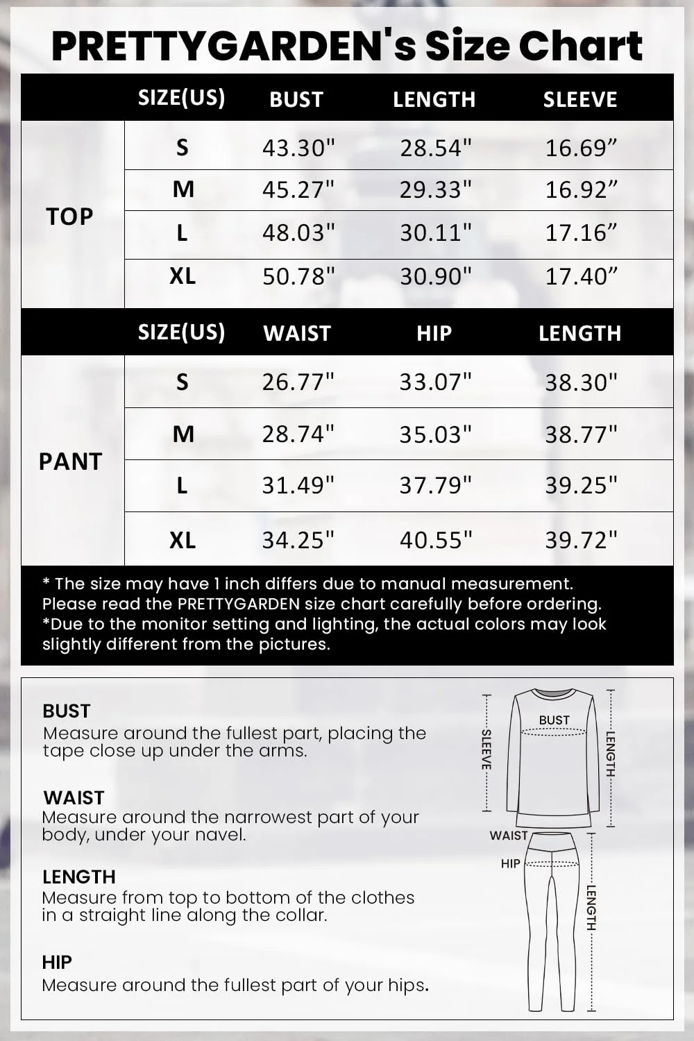PRETTYGARDEN 2 Piece Outfits Casual Long Sleeve Tunic Tops Legging Pants Lounge Sets Sweatsuits - Image 4