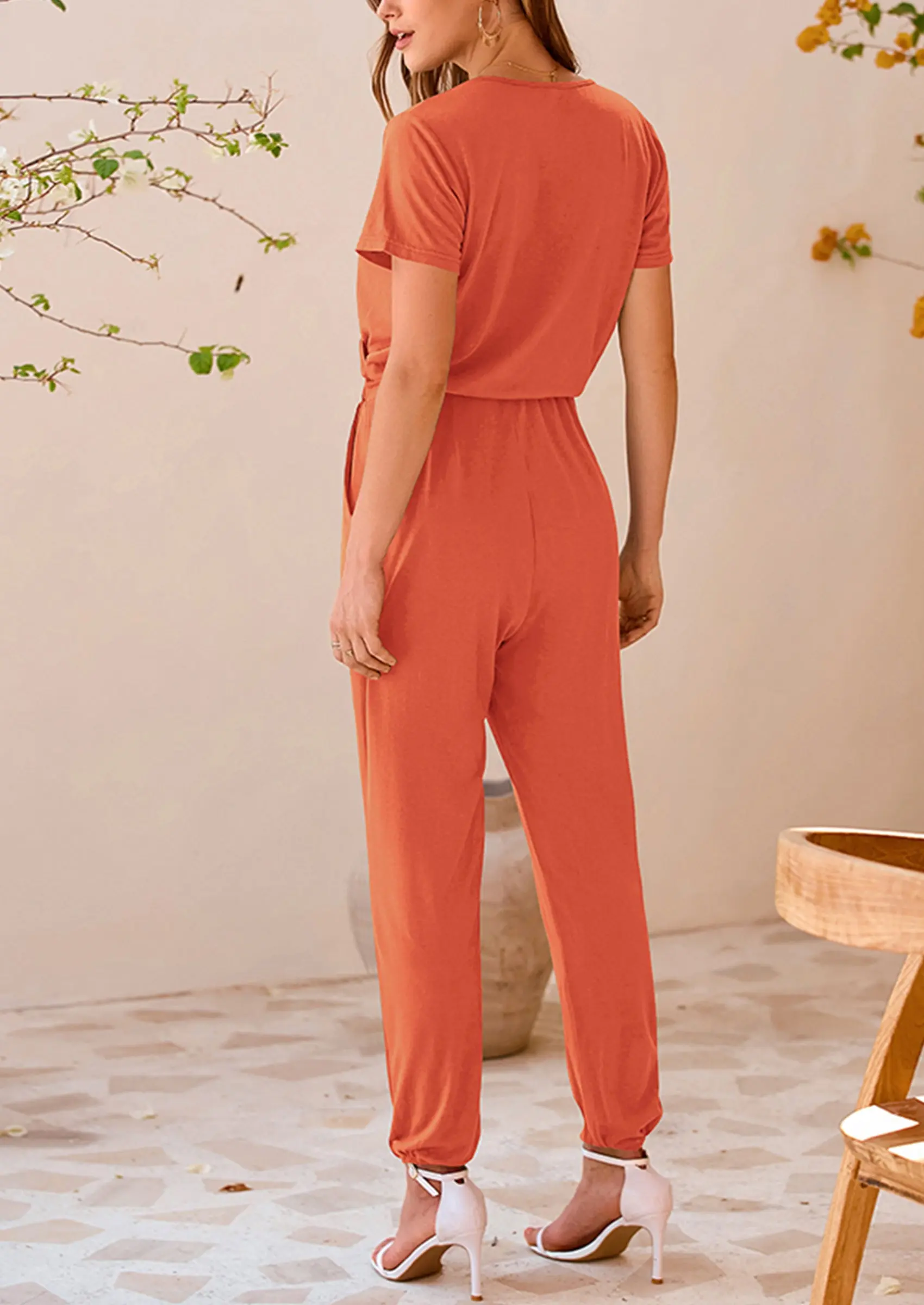 PRETTYGARDEN Jumpsuits for Women Dressy Summer Casual Short Sleeve Romper Spring Airport Beach Vacation Travel Outfits - Image 111