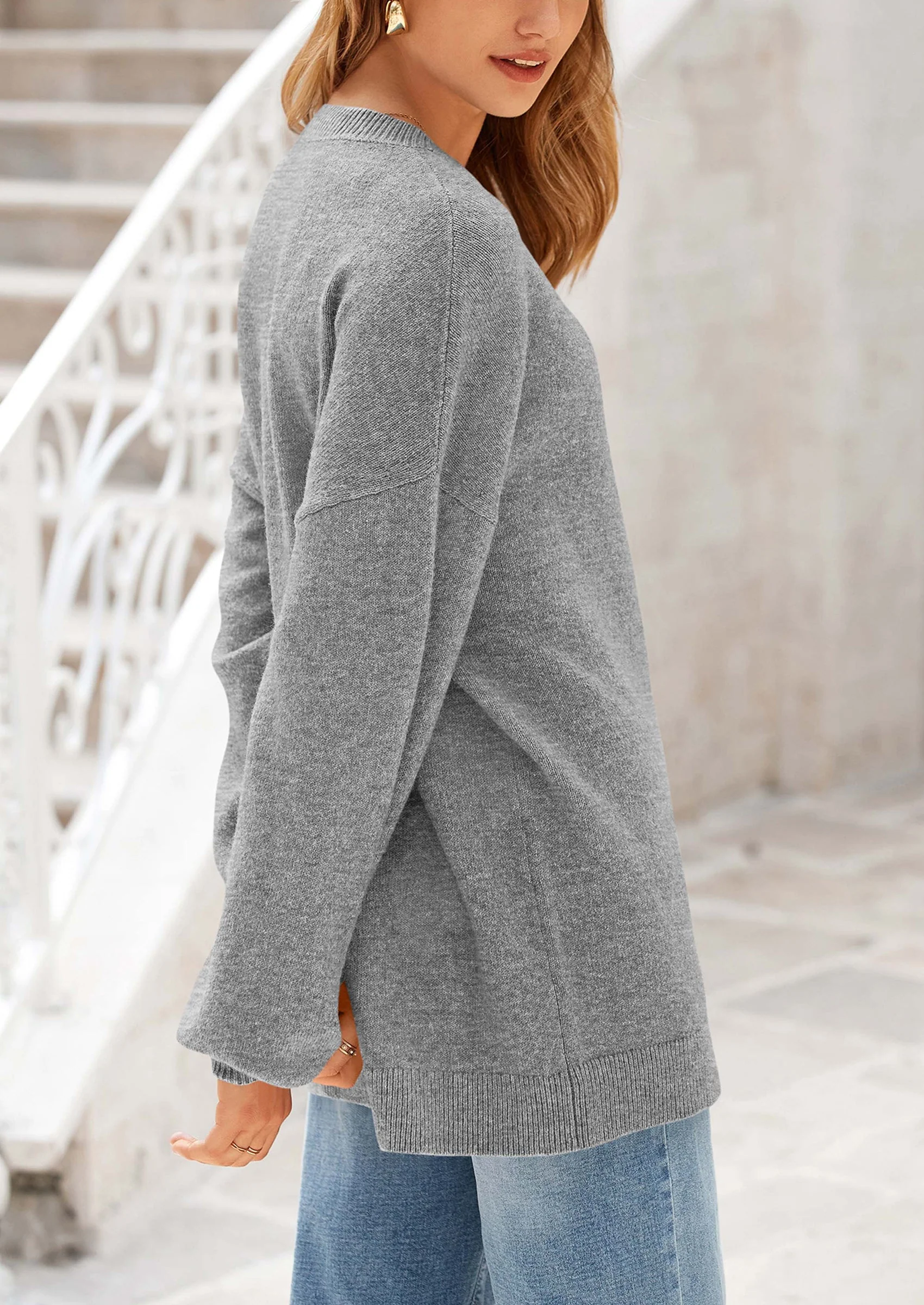 PRETTYGARDEN Women's Fall Sweaters Casual Crew Neck Long Sleeve Pullover Tops Ribbed Knit Loose Fit Winter Clothes - Image 24