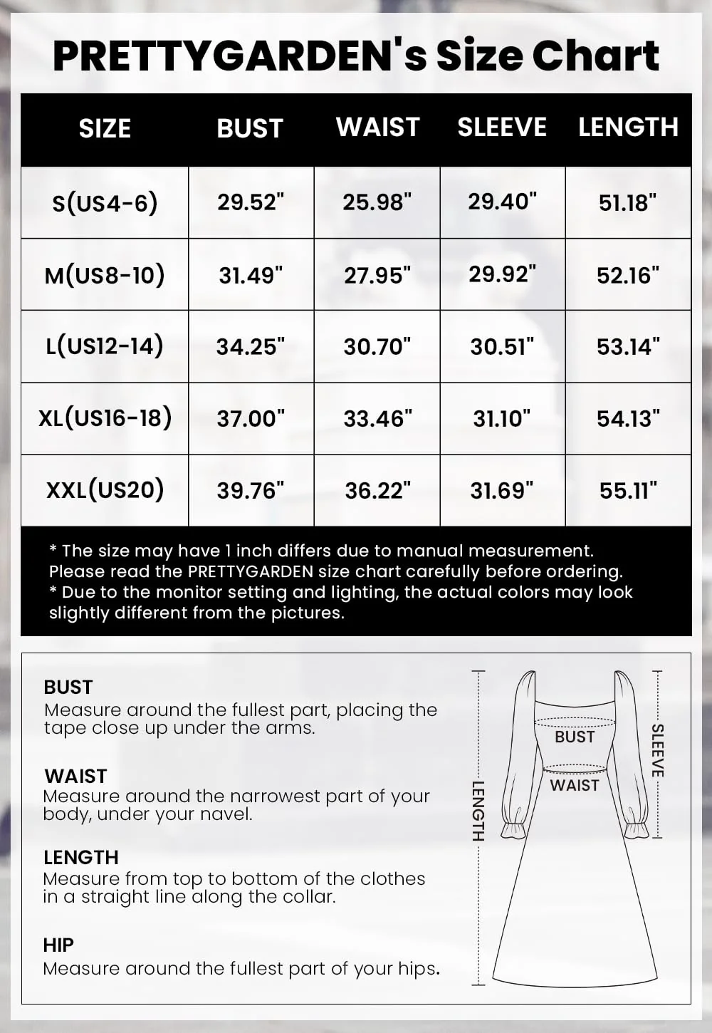PRETTYGARDEN Women Fall Long Sleeve Smocked Maxi Dress Casual Square Neck Swiss Dot Tiered Ruffle Flowy Spring Pocket Dresses - Image 9