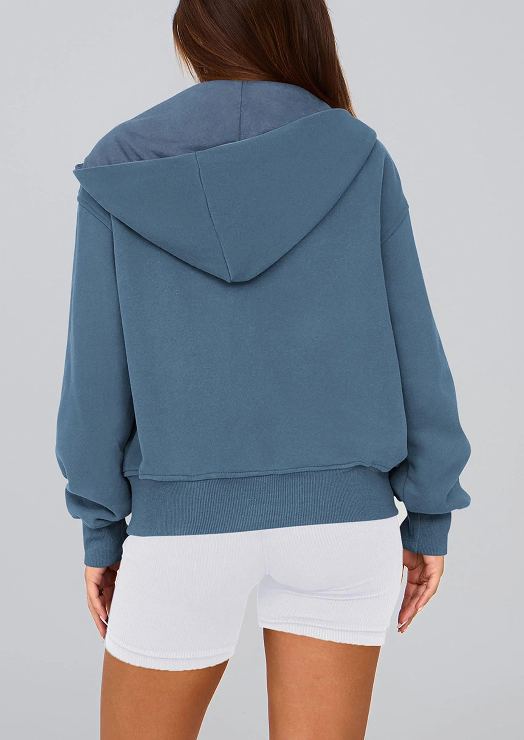 PRETTYGARDEN Hoodies For Women Sweatshirt Zip Up Hoodie Fall Fashion Trendy Long Sleeve Jackets Winter Clothing Outfits - Image 155