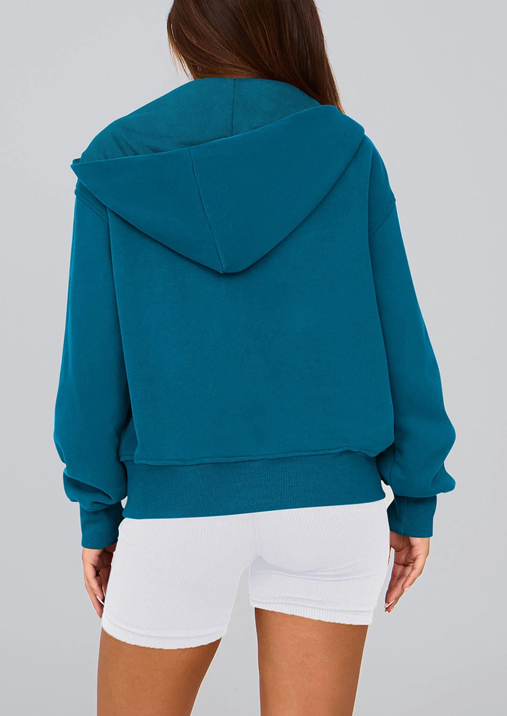 PRETTYGARDEN Hoodies For Women Sweatshirt Zip Up Hoodie Fall Fashion Trendy Long Sleeve Jackets Winter Clothing Outfits - Image 35
