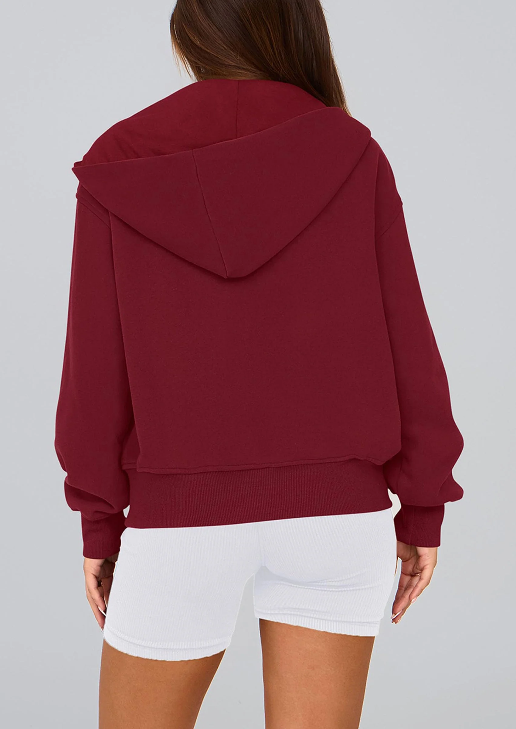 PRETTYGARDEN Hoodies For Women Sweatshirt Zip Up Hoodie Fall Fashion Trendy Long Sleeve Jackets Winter Clothing Outfits - Image 65
